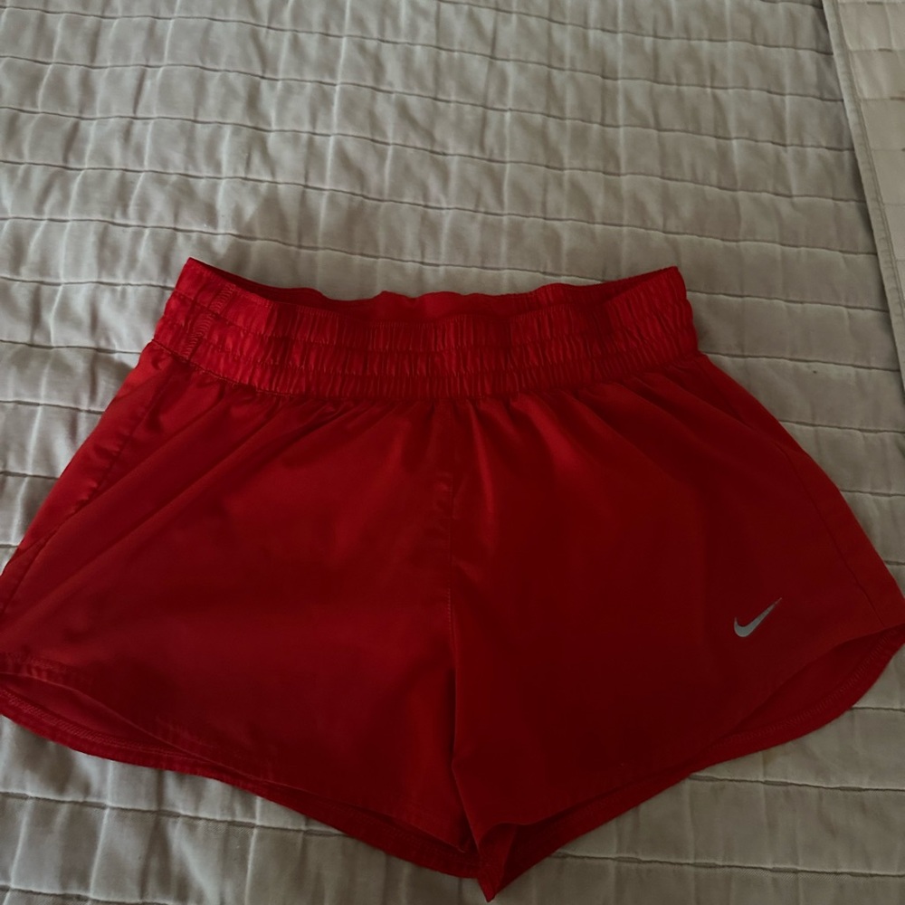 Nike Women's Bright Red Athletic Shorts